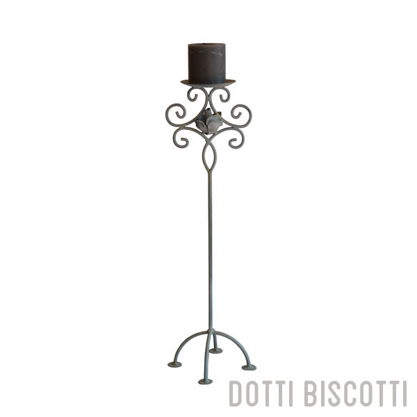 Grey Metal Rose Candelabra (approx 60cm high) Available: 10