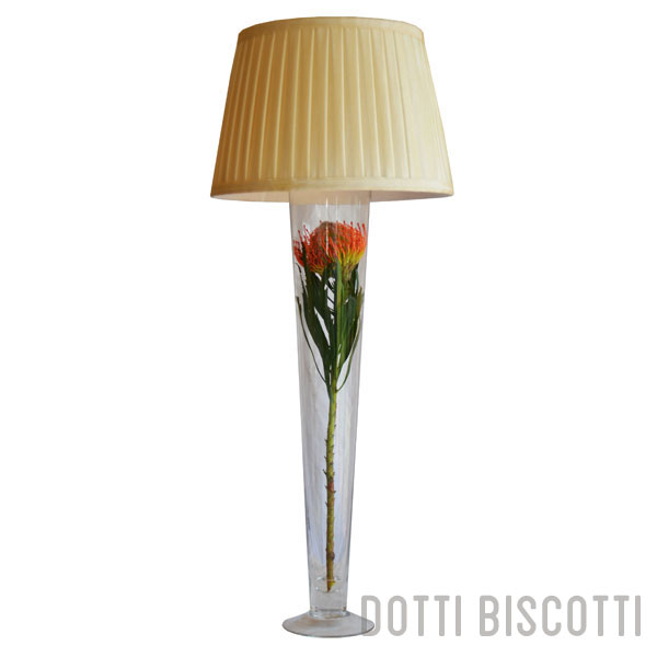 Glass Vase (Available: 20) & Cream Lamp Shade (Available: 25)