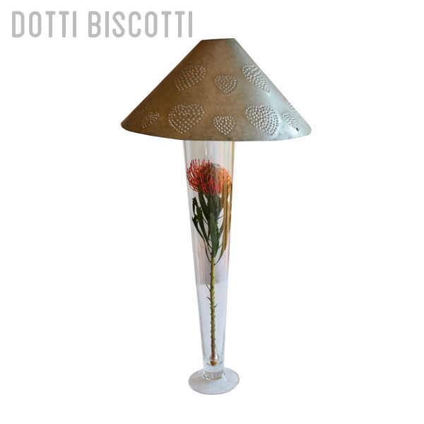 Glass Vase (Available: 20) & Metal Lamp Shade (Available: 8)