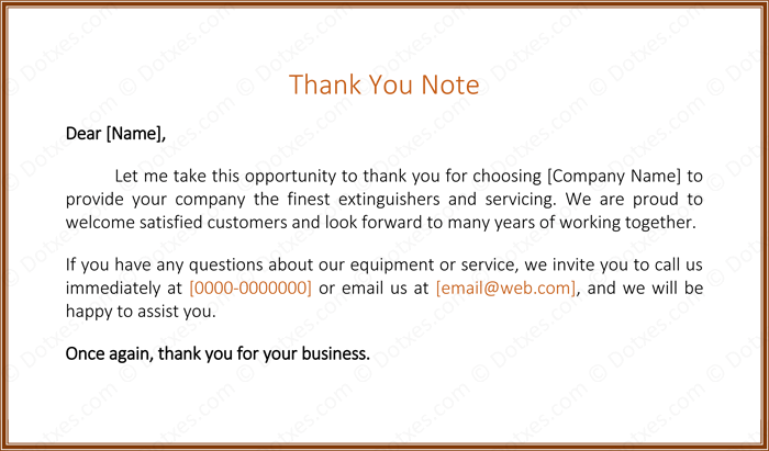Thank You Writing Service Thank You Letter Template To Client