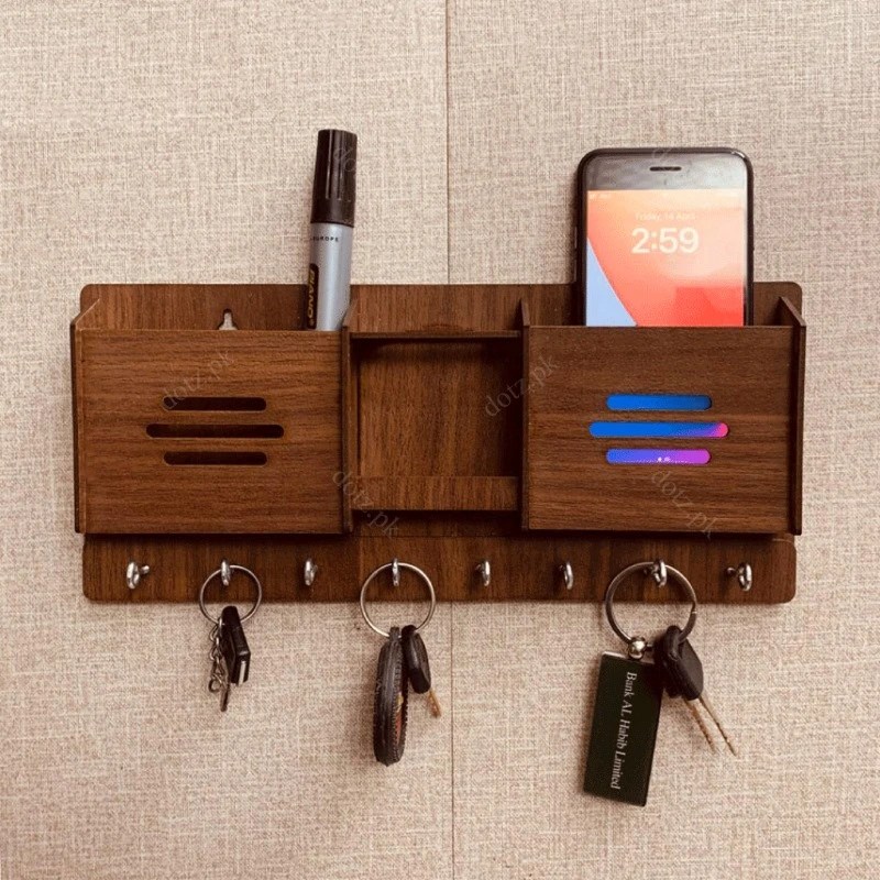 GEOMETRIC multipurpose design Wood Key Holder(WA0028)
