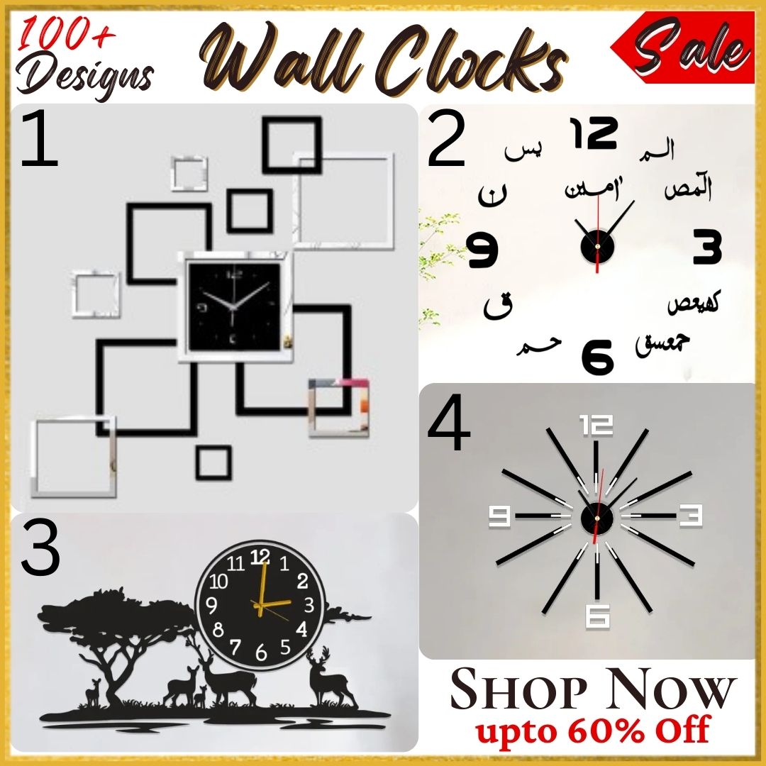 Premium Quality DIY Wall Clocks-Set 1