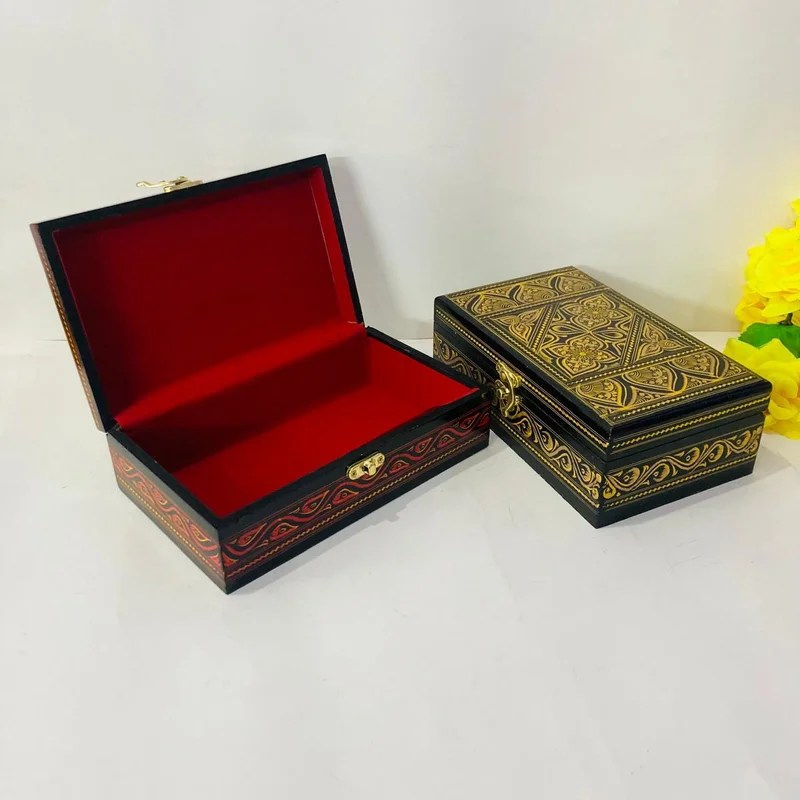 Wooden Jewelry Box - Naqshi