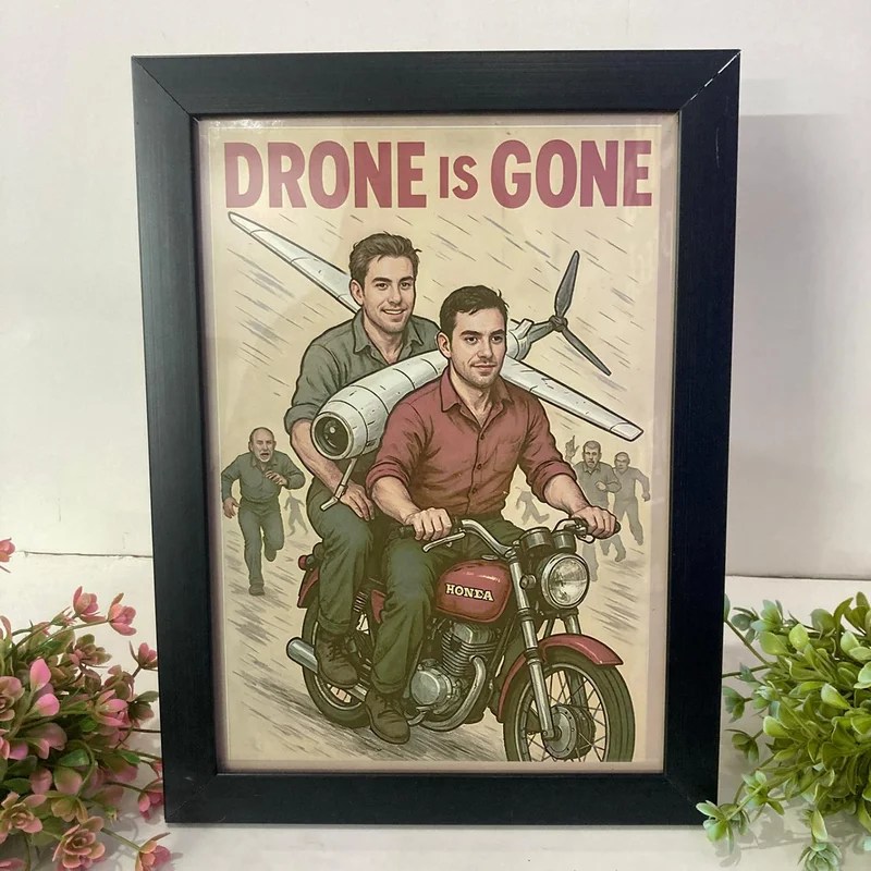 DRONE is GONE Wall Art