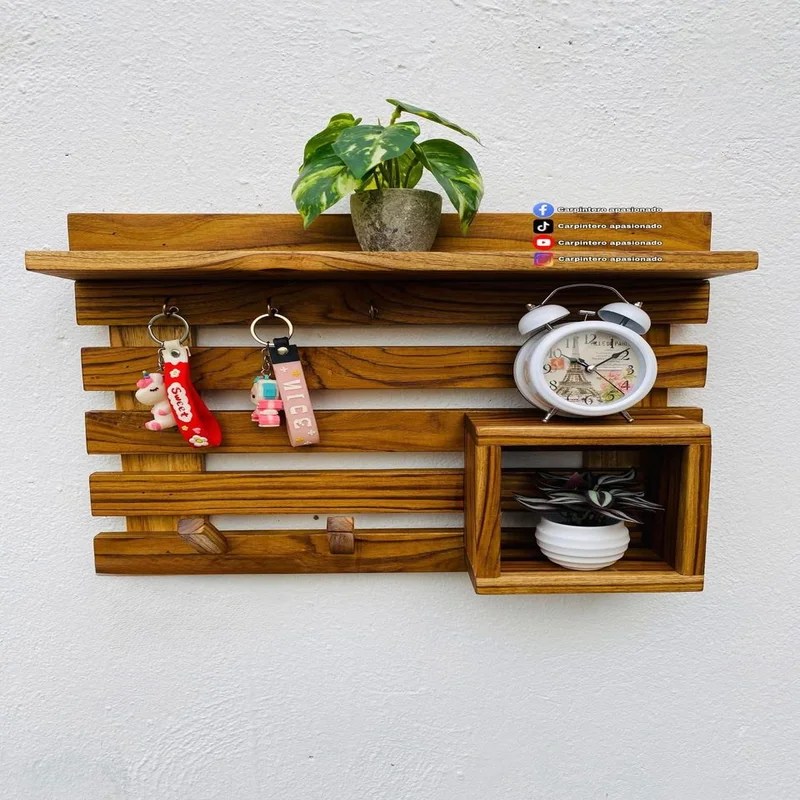 Multipurpose Wooden Shelf