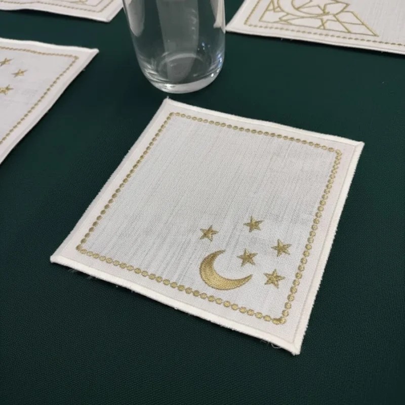 Embroidered Coaster