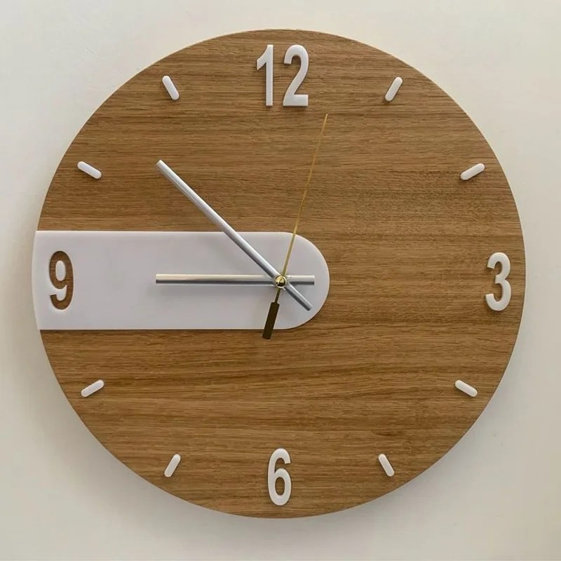 Creative Wooden Wall Clock