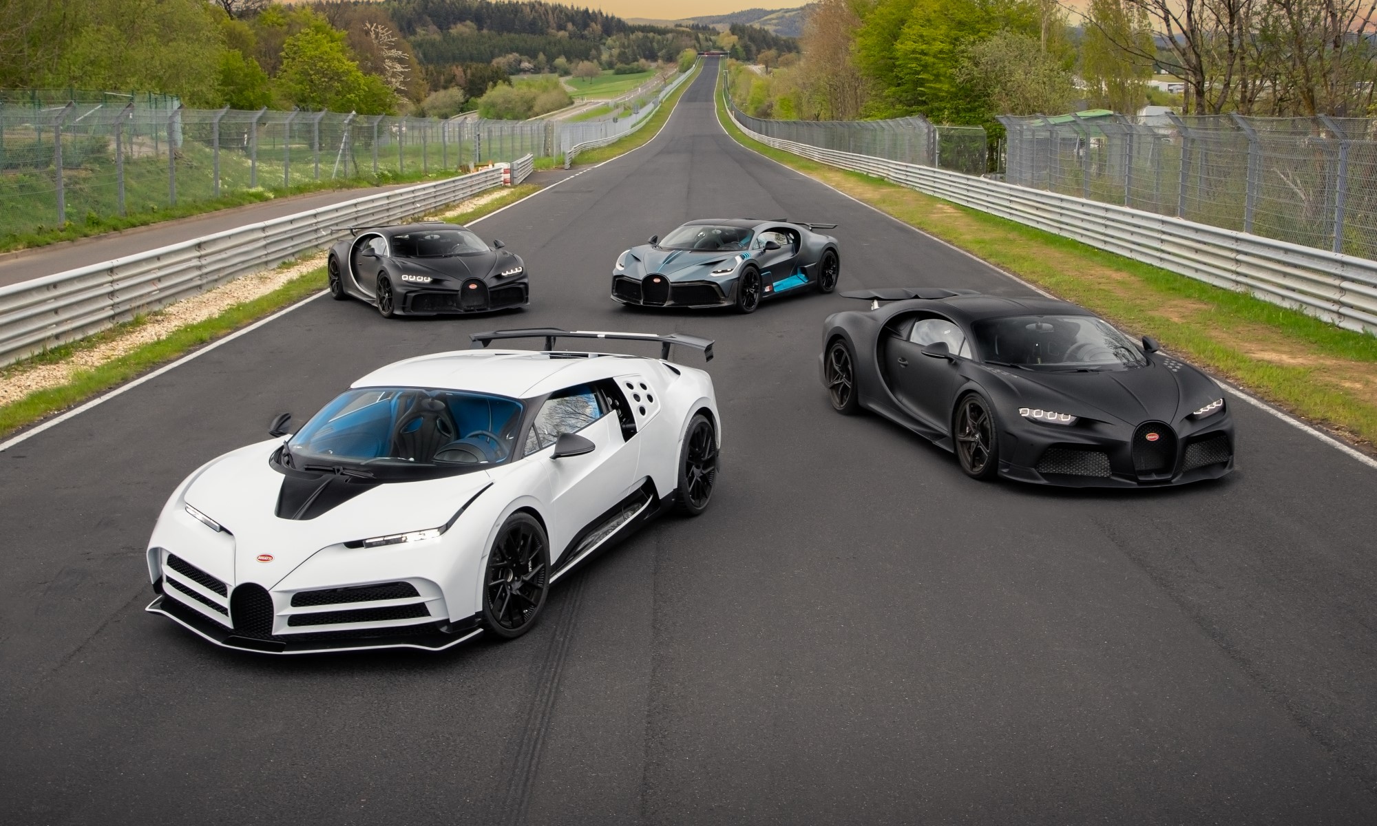 Testing bugattis most expensive fleet in the world [w/video]