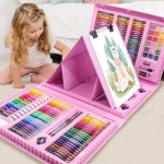 208 PCS Art Supplies,Drawing Art Kit for Kids Girls Boys Teens Artist