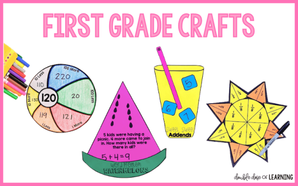 Summer math crafts for first grade.