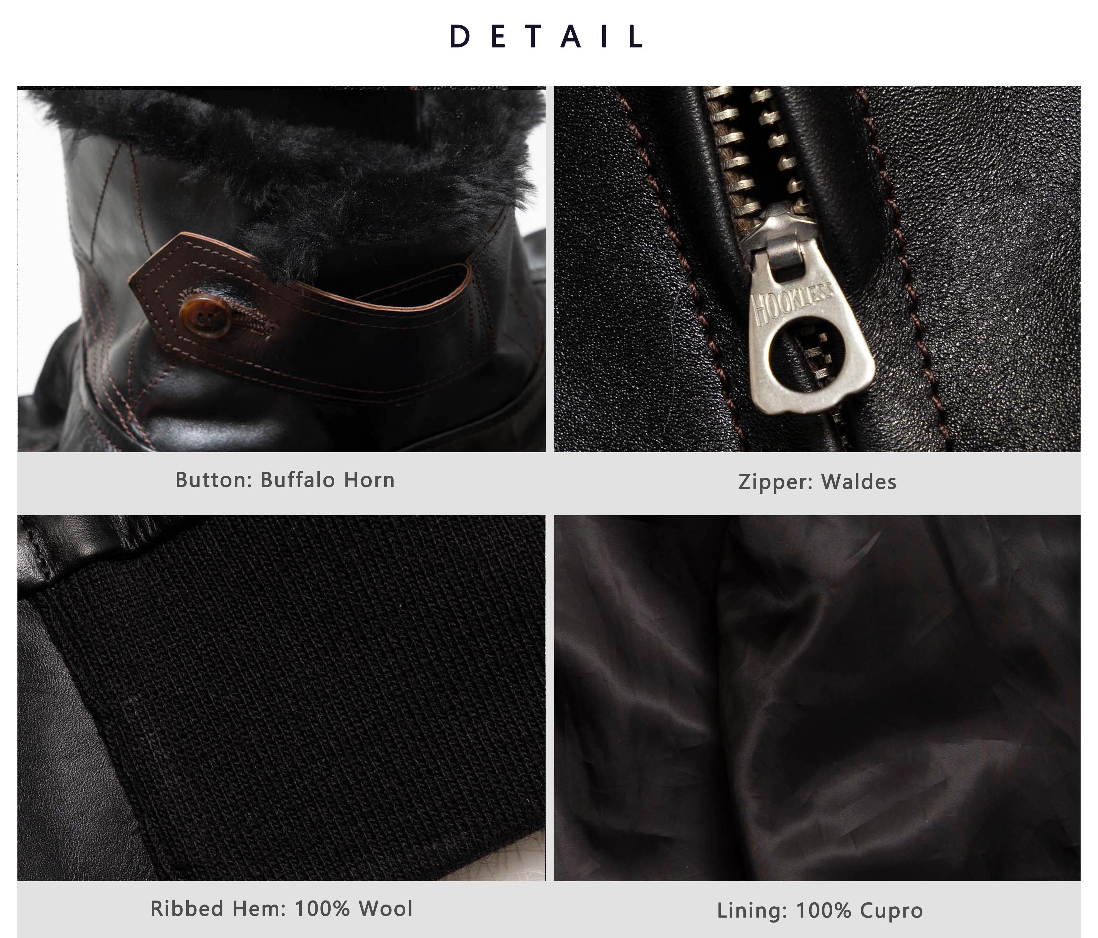 Type G-1 Flight Jacket Black - DOUBLE HELIX