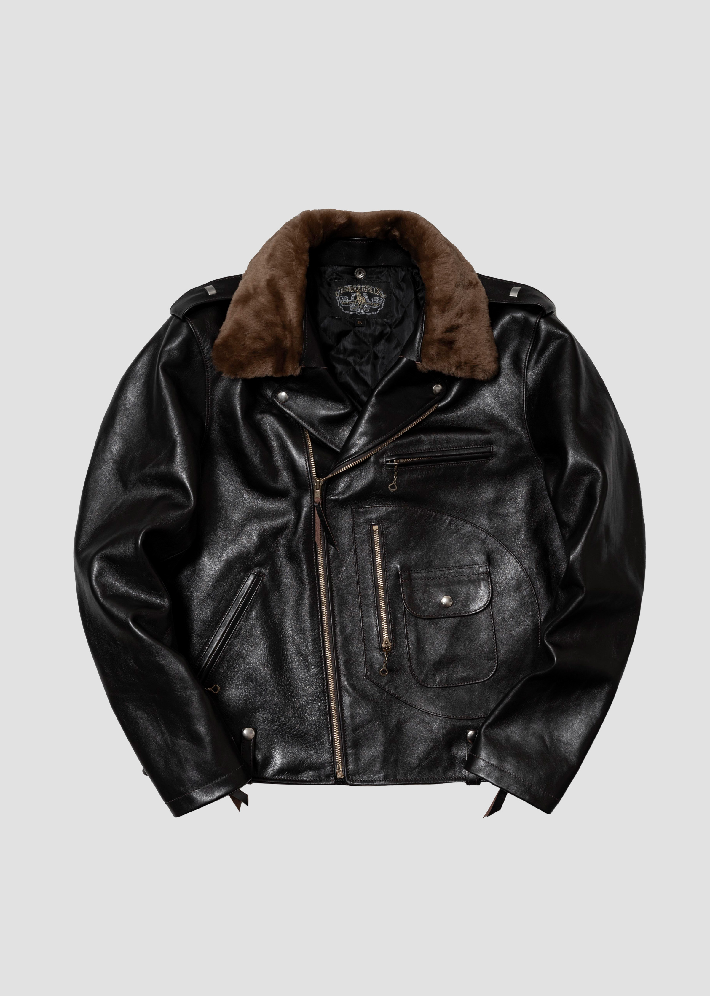 RIDERS LEATHER JACKET - DOUBLE HELIX