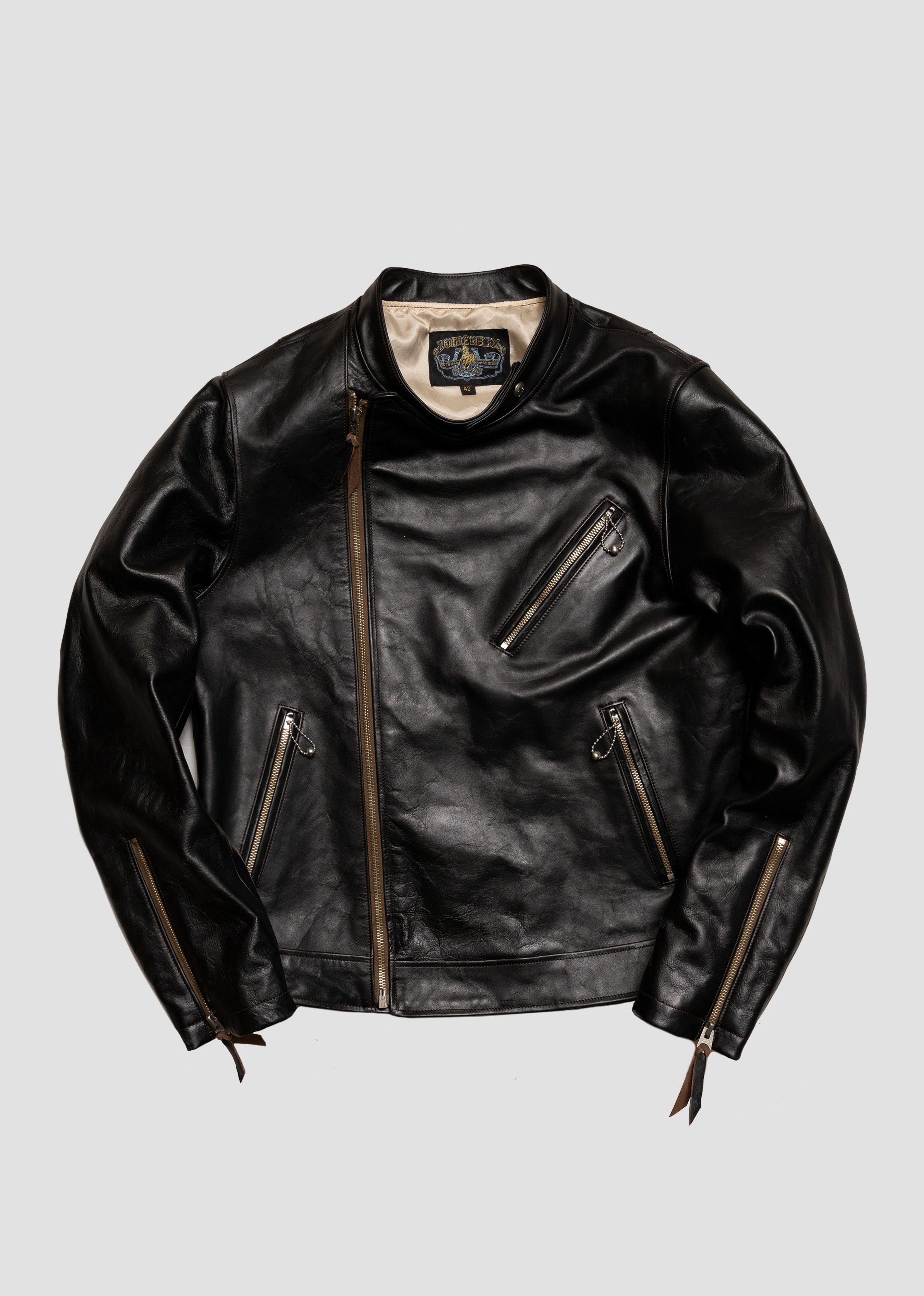 RIDERS LEATHER JACKET - DOUBLE HELIX