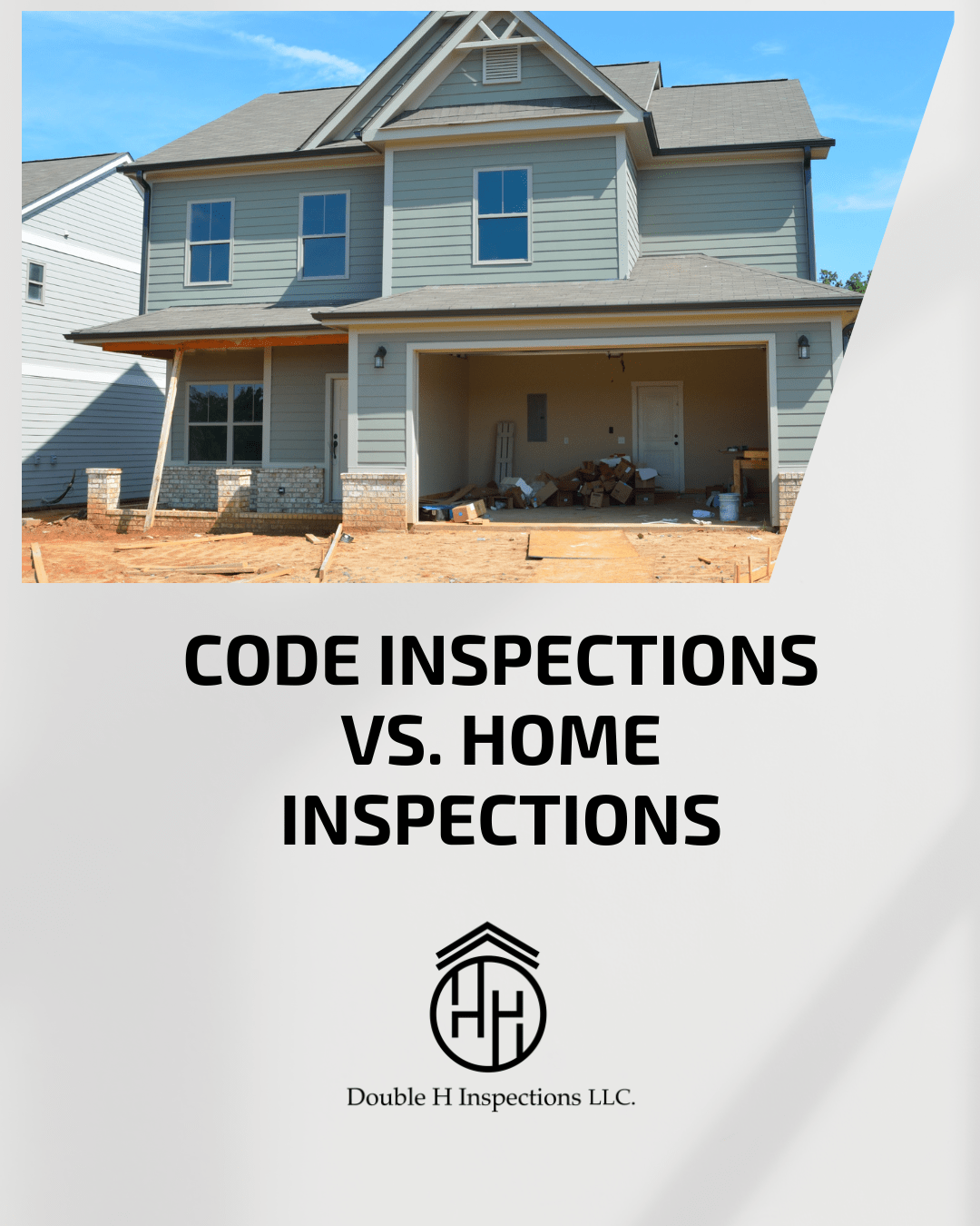 Code Inspections vs. Home Inspections: Why You Still Need an Independent Inspection on a New Build