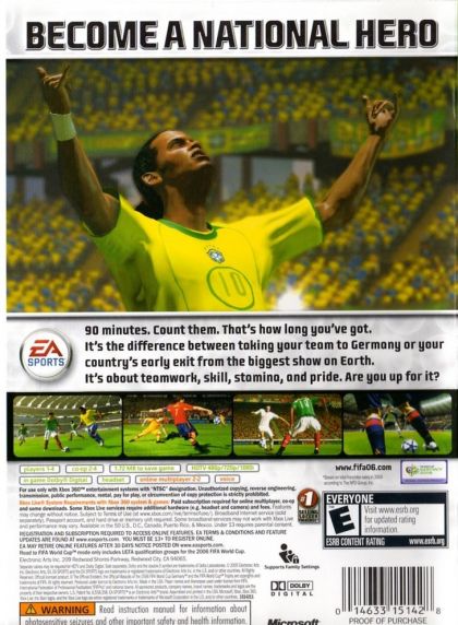 xbox 360 fifa 06
