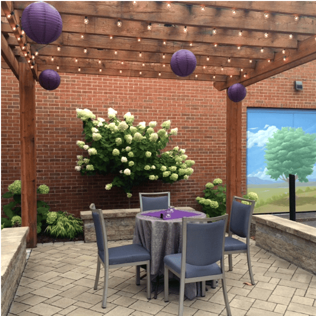 Terrace With Lanterns