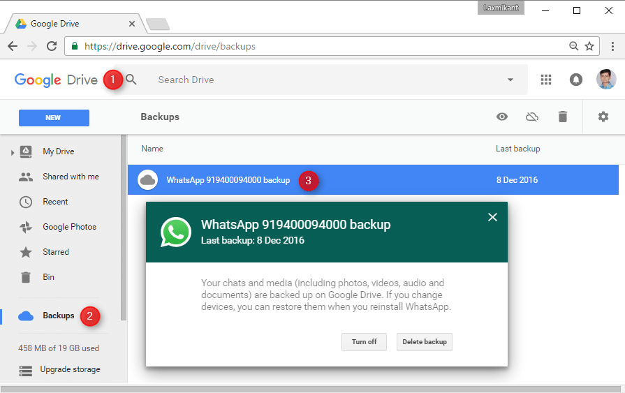 We are hearing once again that google will soon launch an online storage service. WhatsApp Backup path in Google Drive - DoubtSolver