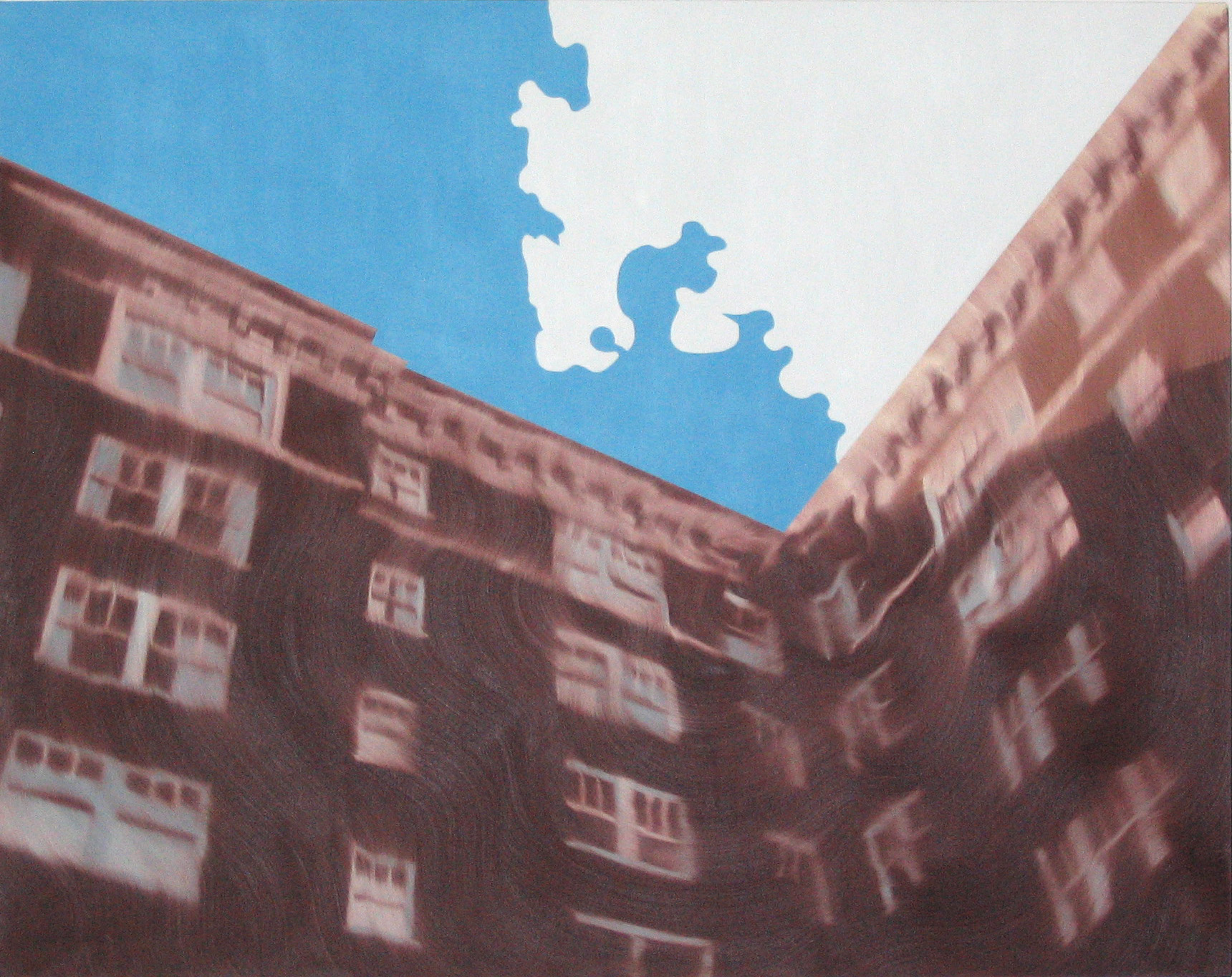 Cloud, Oil on canvas, 48 x 60