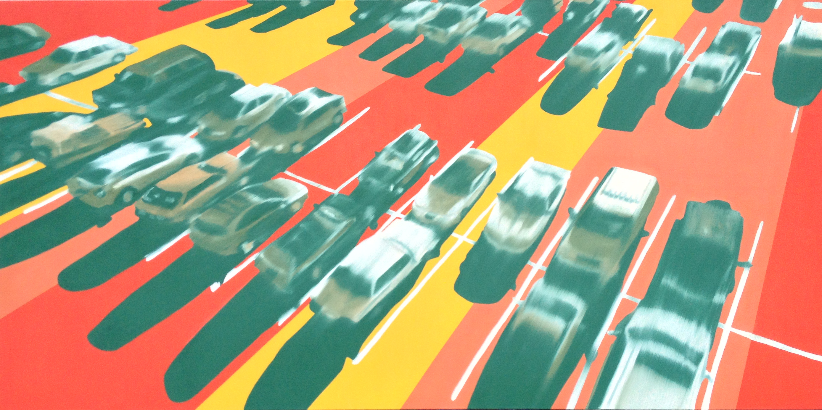 Green Light, Oil on canvas, 30 x 60