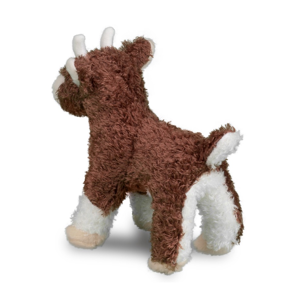 Peluche Capra Buffy Di Douglas – 15 Cm, Marrone/bianco, Morbido, Per Bambini 2+