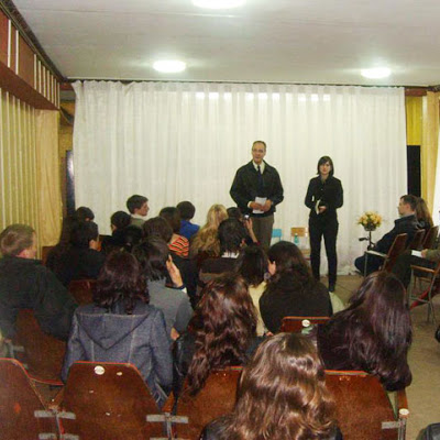 In Chisinau with my translator, 2009