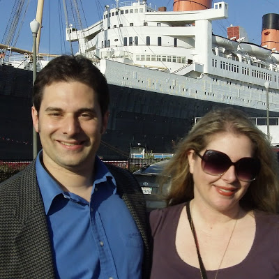 In front of Queen Mary (Paranormal conference)