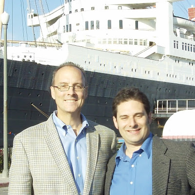 In front of Queen Mary (Paranormal conference)