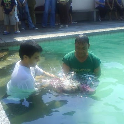 Baptism in Bulacan, Philippines