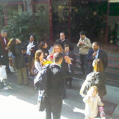 Saying goodbye to Turkish disciples