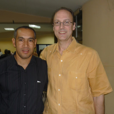 Con Didier Rojas, mi traductor