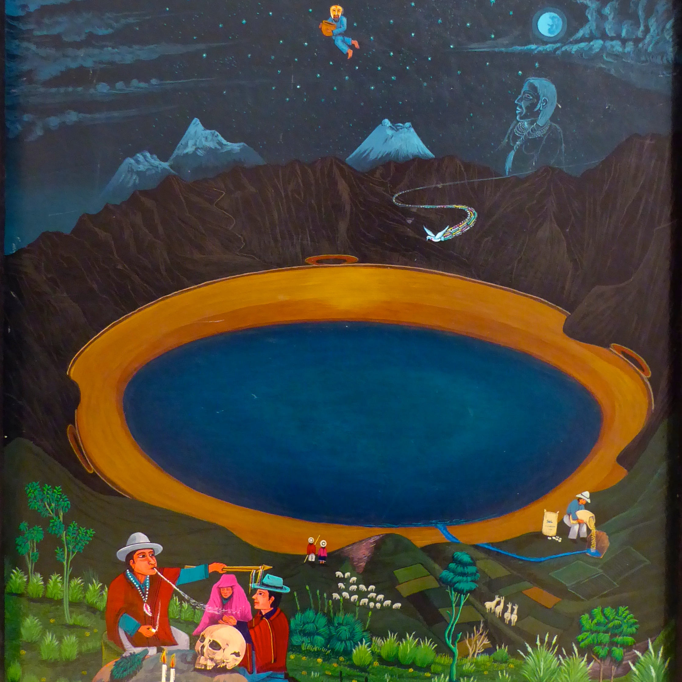 De "Leyenda del Lago Quilotoa", Alfredo Toaquiza