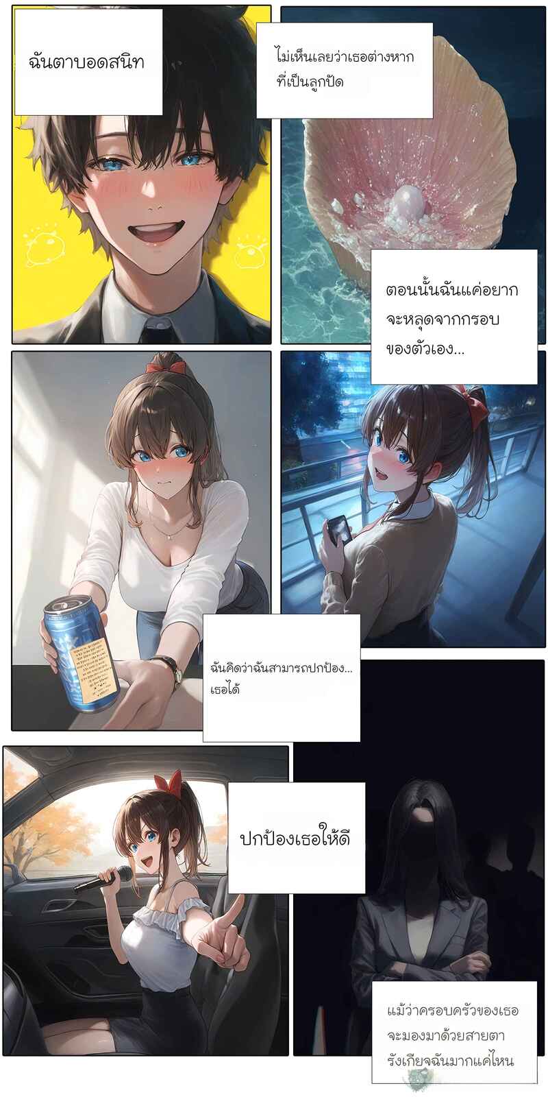 อ่านโดจิน รอยยิ้มของภรรยาผมผู้แสนอ่อนโยน 5 แปลไทย หน้า 10 แนว patreon