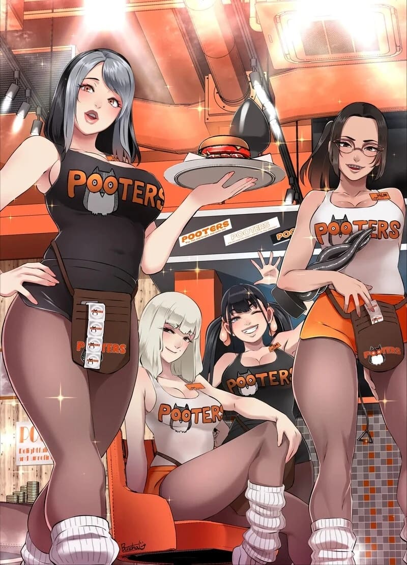 อ่านโดจิน สาวเสิร์ฟจอมสวาปาม กับสงครามน้ หน้า 24 แปลไทย