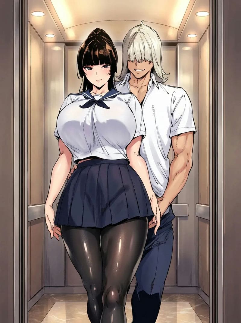 อ่านโดจิน พี่สาวที่แอบชอบโดนผมบลอนด์เย็ดทางหลัง แปลไทย หน้า 147 แนว shirokuro sukī
