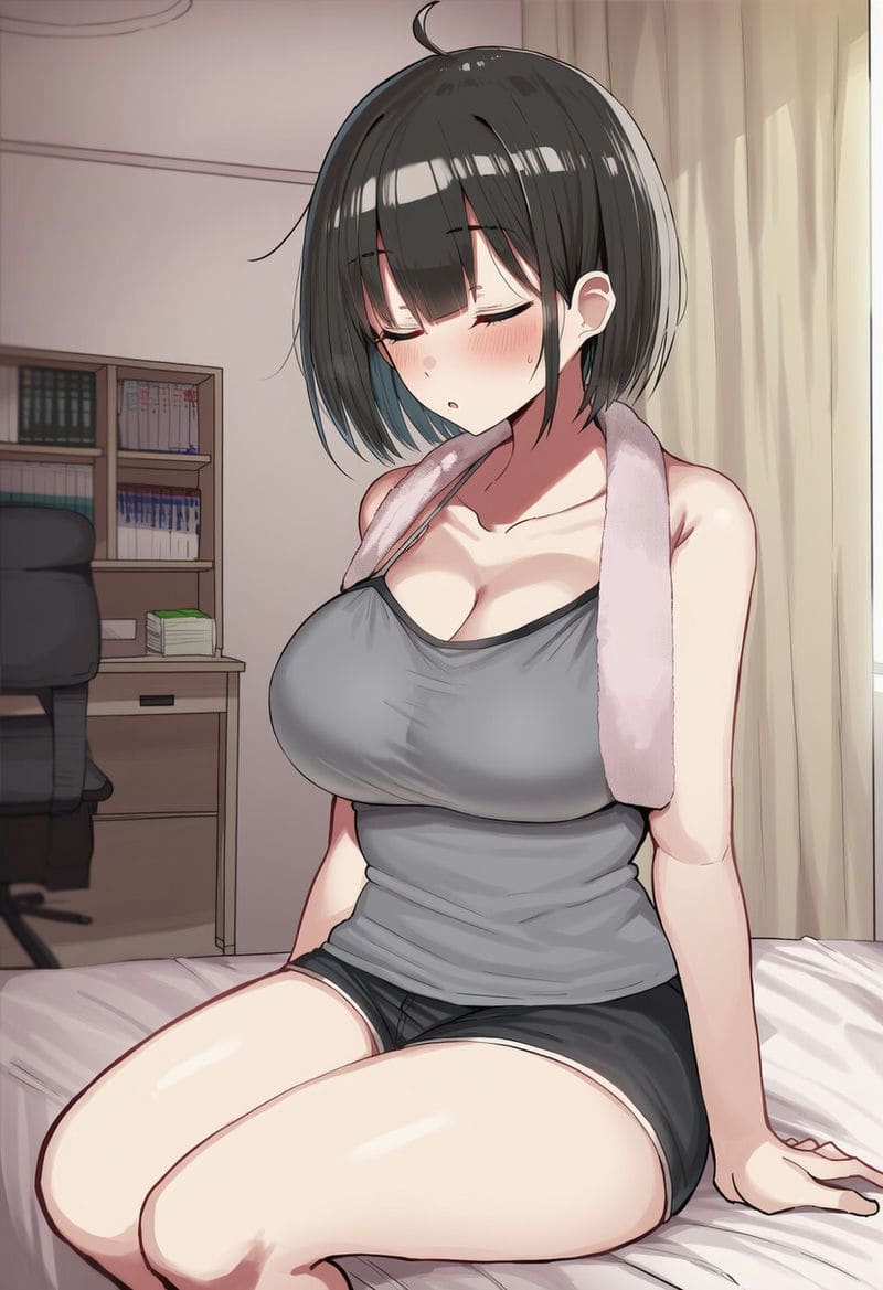 สาวผมดำสั้น 179