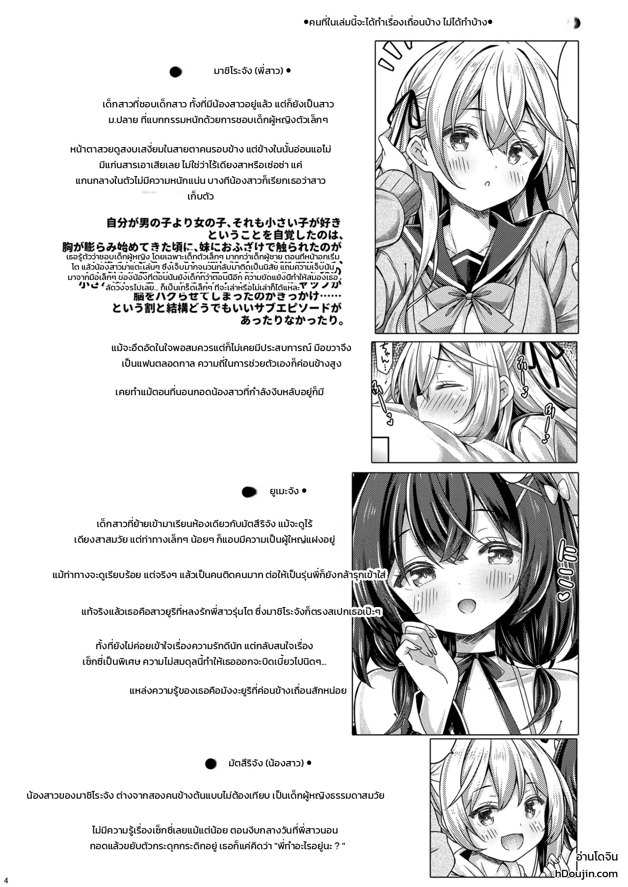 อ่านโดจิน เธอแอบชอบไม่กล้าบอก ฉันดูออกเล หน้า 3 แปลไทย