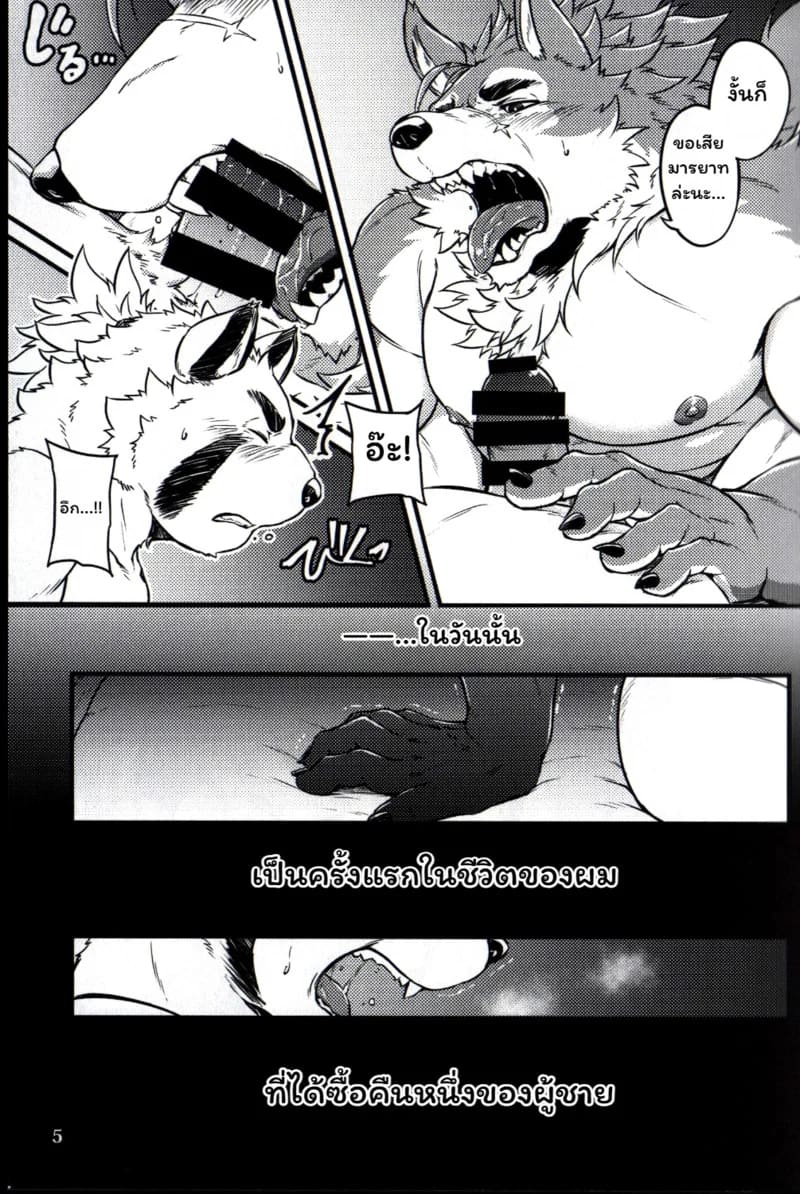 อ่านโดจิน โศกนาฏกรรมแห่งรักที่ซาบุซาวะ แปลไทย หน้า 5 แนว beats beasts partners