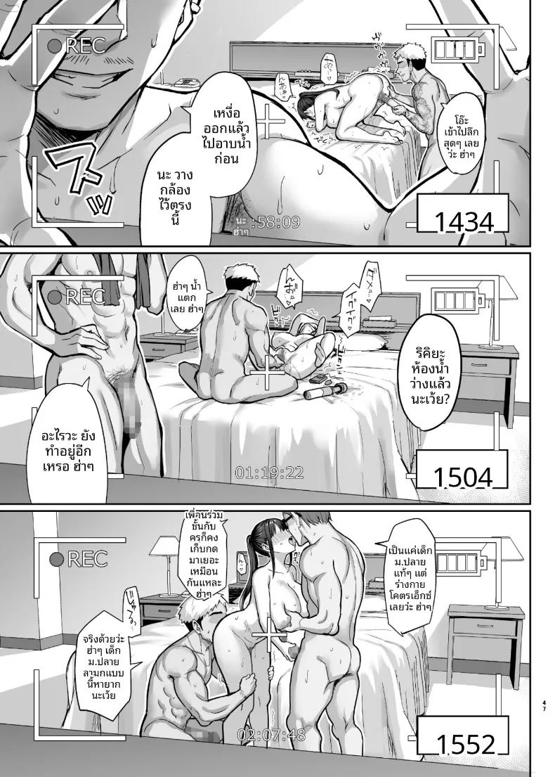 อ่านโดจิน 7 วันที่เพื่อนสมัยเด็กหน้าอกโตที่แอบชอบมาตลอดโดนพวกนักเลงย่ำยี แปลไทย หน้า 48 แนว big breasts