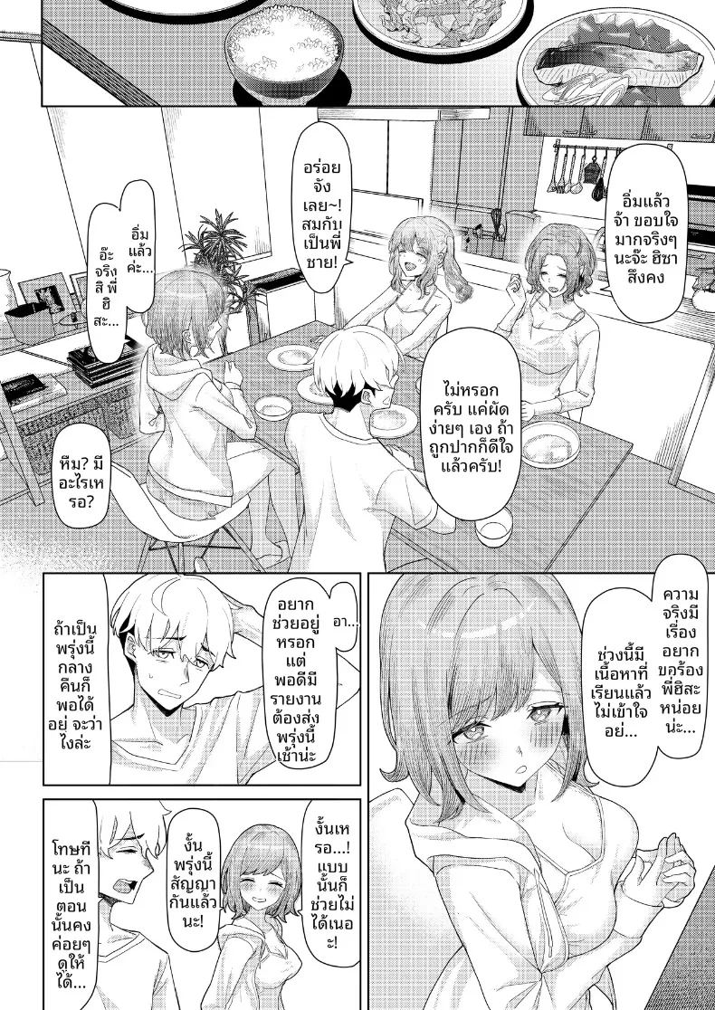 อ่านโดจิน ชีวิตที่เปลี่ยนไปเมื่อต้องมาอยู่ร่วมบ้านกับคุณแม่เลี้ยงและลูกสาวติดแม่จากการแต่งงานใหม่ของพ่อ แปลไทย หน้า 5 แนว big breasts