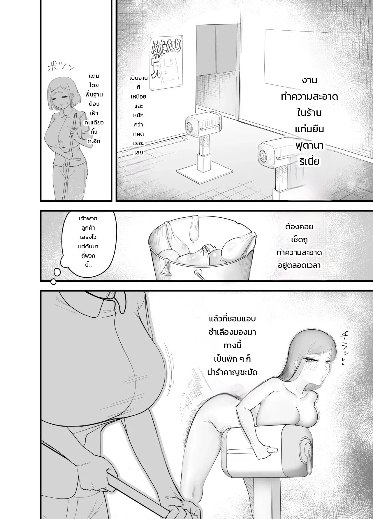 งานพาร์ทไทม์ทำความสะอาดในร้านแท่นยืนฟุตานาริ 3