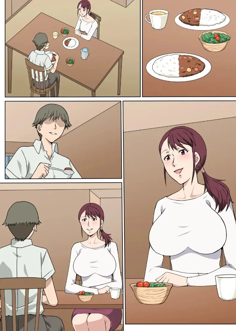 อ่านโดจิน เรื่องราวของคุณน้าแสนดีผู้สดใส แปลไทย หน้า 36 แนว big breasts