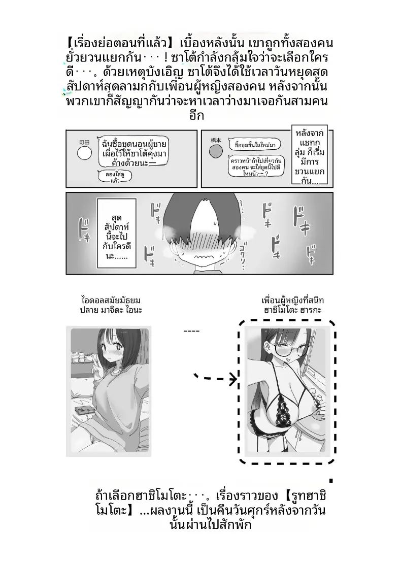 อ่านโดจิน วันหยุดพักผ่อนสุดโรแมนติกและเร้าอารมณ์กับเพื่อนสาว แปลไทย หน้า 3 แนว sole female