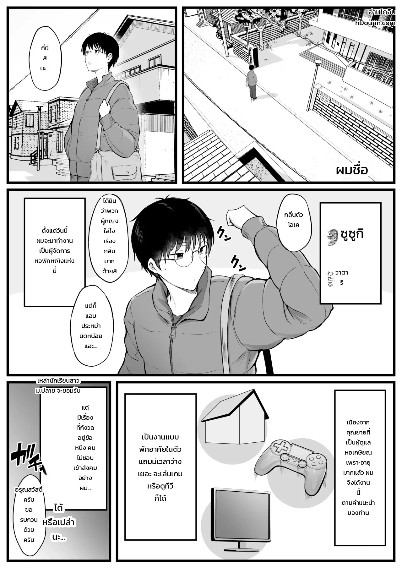 ผู้จัดการหอพักหญิงอย่างผม โดนสาวแกลปั่นหัวซะเปื่อย 1 ภาพ 1