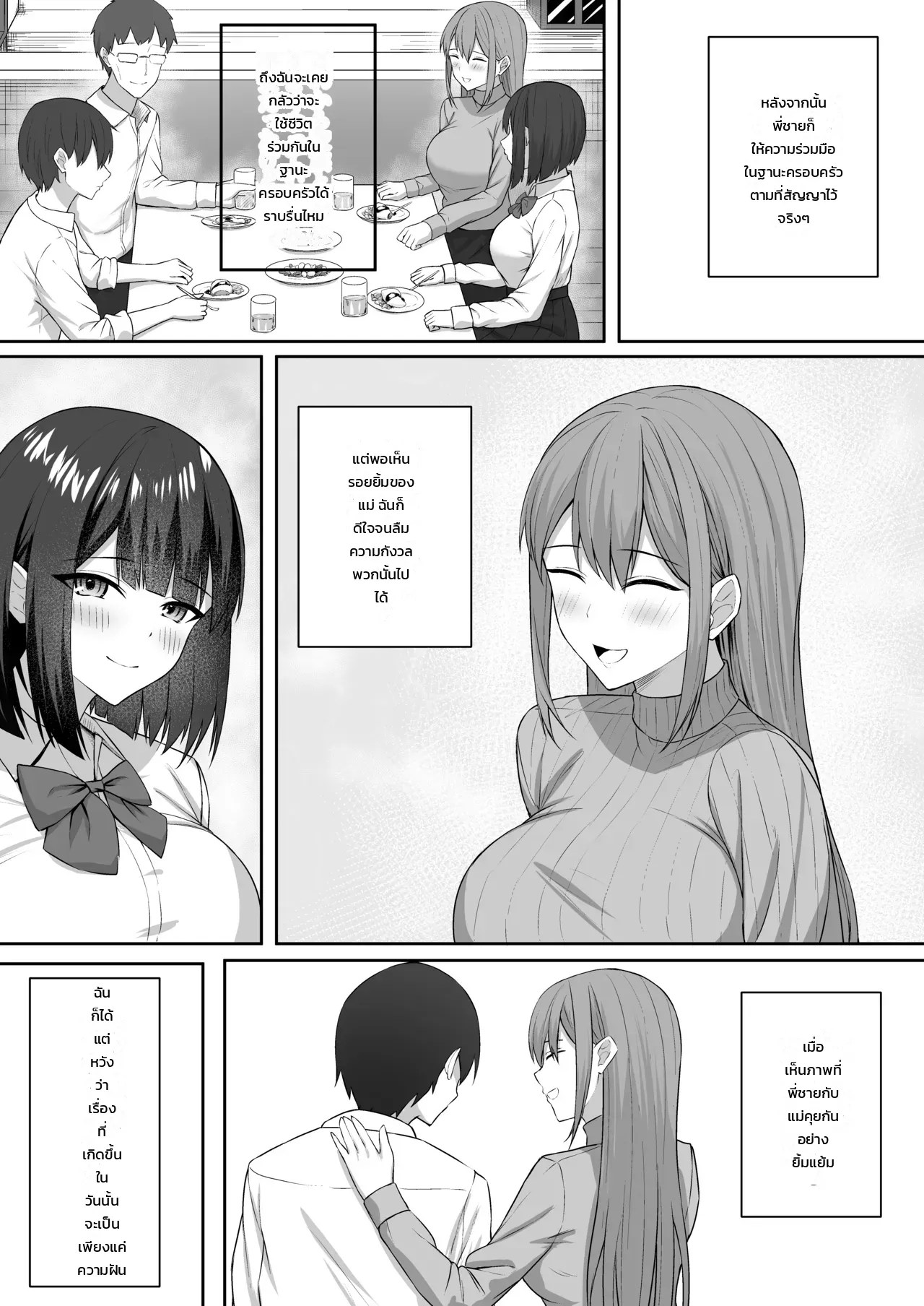 อ่านโดจิน น้องสาวบุญธรรมกับพี่ชายตัวร้าย แปลไทย หน้า 23 แนว potato usushio
