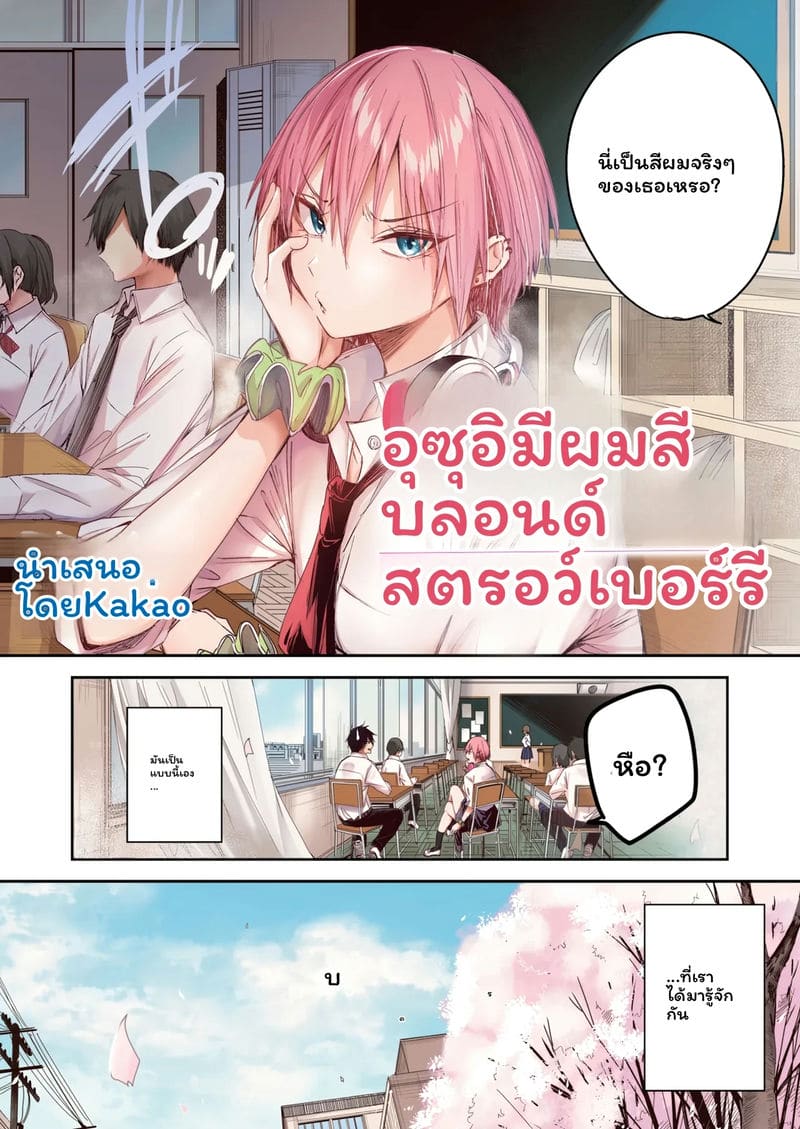 คุณอุสุยผมสีสตรอว์เบอร์รี 1