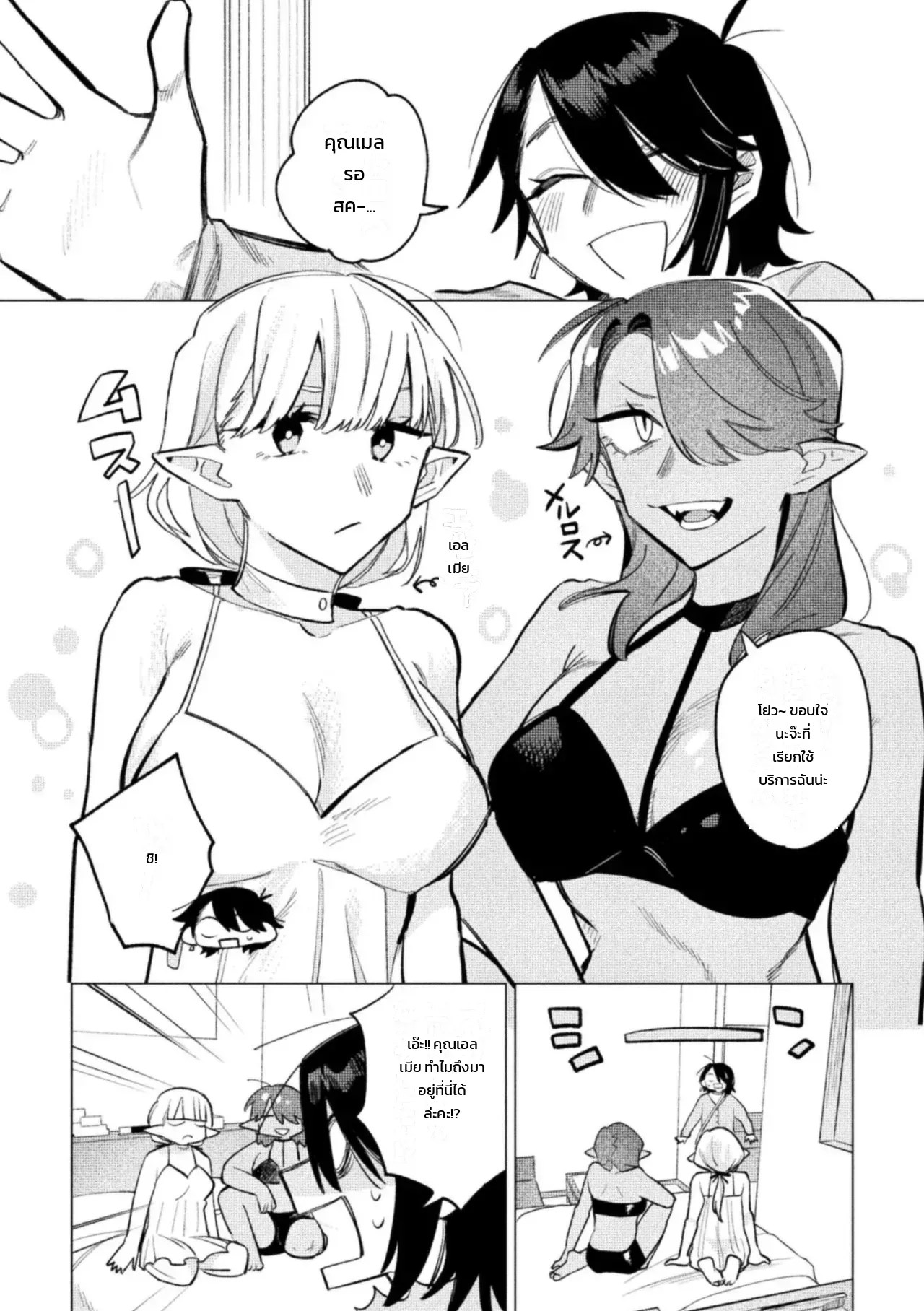 การปรนนิบัติของสองเอลฟ์ขาวดำ 1
