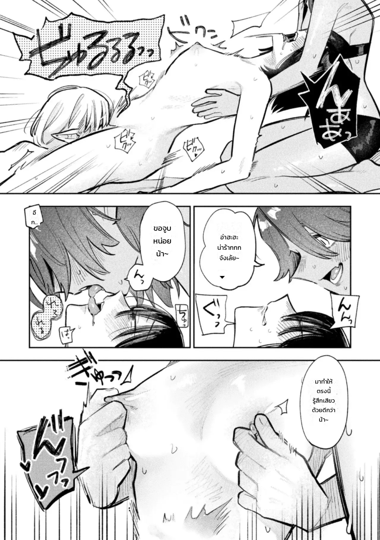 การปรนนิบัติของสองเอลฟ์ขาวดำ 16