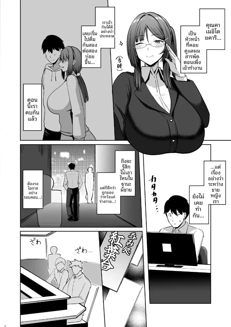 อ่านโดจิน เจ้านายสาวโอตาคุผู้มีความต้องการสูง แปลไทย หน้า 4 แนว big breasts