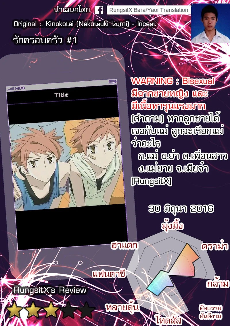 อ่านโดจิน รักครอบครัว แปลไทย หน้า 27 แนว kinokotei