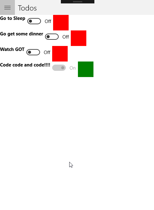 Demo, Xamarin Forms ListView Context Action Commands From The View Model